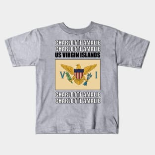 Flag of US Virgin Islands Kids T-Shirt